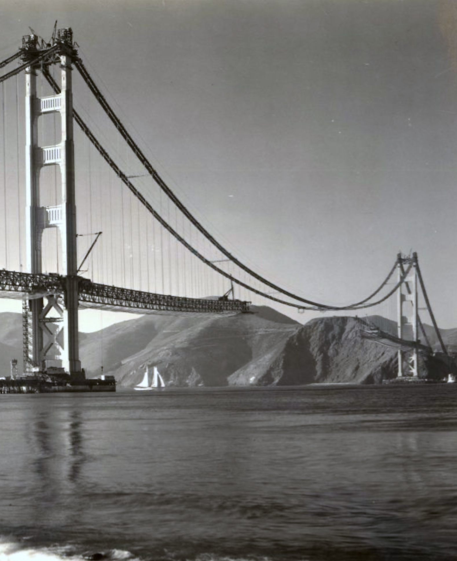 Golden Gate Bridge Construction
